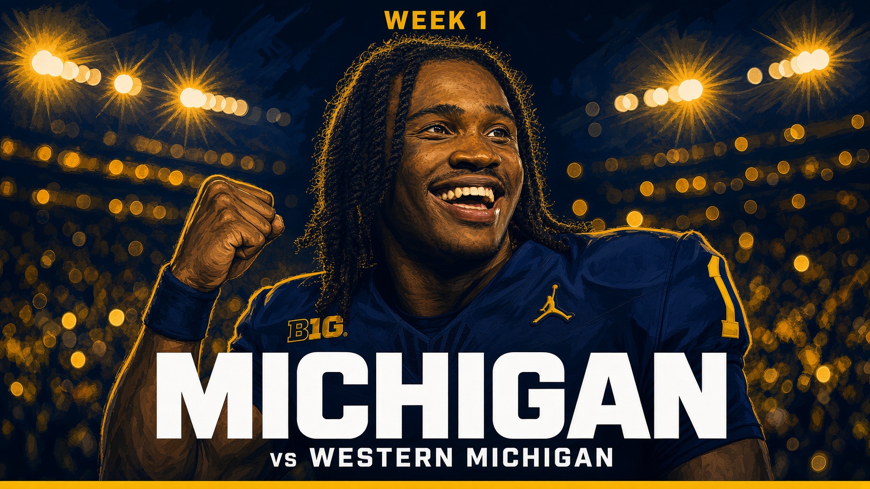 Bryce Underwood Michigan Football Week One Western Michigan
