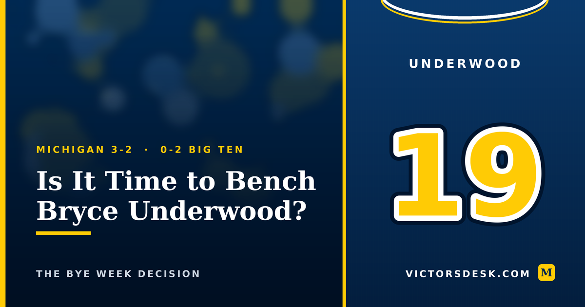 Is it time to bench Bryce Underwood?